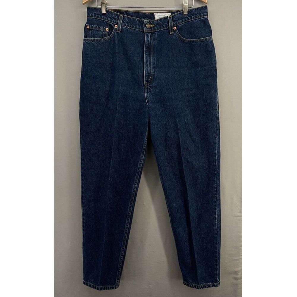 VTG 90s Levis 550 Jeans Womens 14WS Short Relaxed Tapered Leg Mom 1998 High Rise